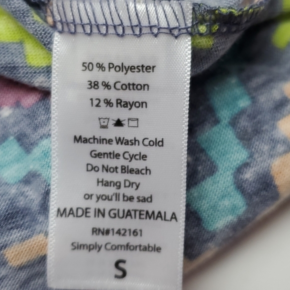 NWT Lularoe Randy baseball style tee - Picture 6 of 7